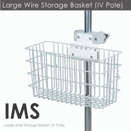 Large Wire Storage Basket (IV Pole).