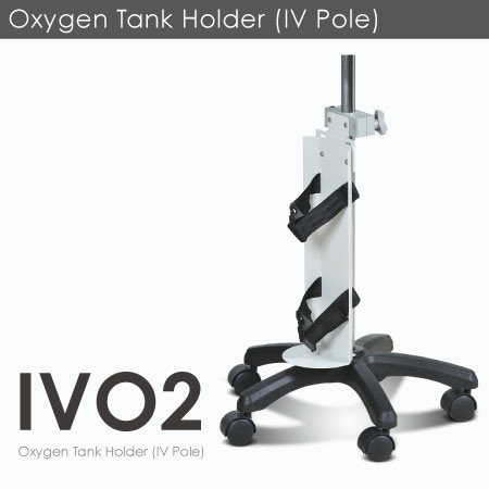 Supporto per bombola di ossigeno (IV Pole).