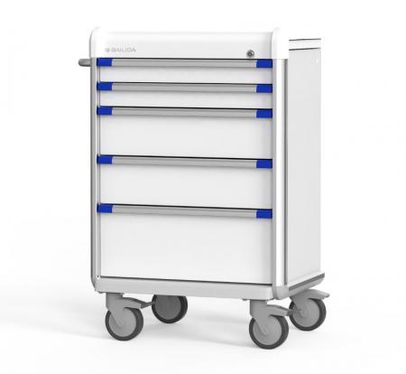 Anesthesia Cart with Armor Bumper Design (EX Series) - Highly Customizable Anesthesia Cart.