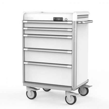 Procedure Cart with Proximity Lock (EX Series) - Medical Cart with Elock.