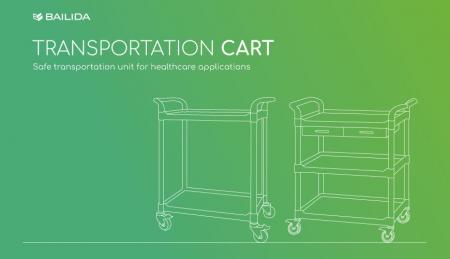 Transportation Cart - Safe transportation unit for healthcare applications.