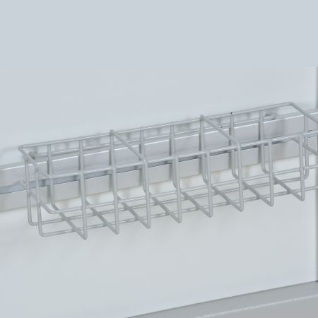 BAILIDA Wire Bottle Holder with Side Rail or Back Rail - Medical Bottle Holder.