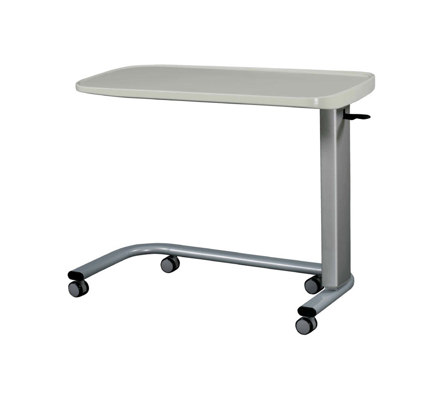 SolidSurface Top Overbed Table on Castors Medical Equipment For