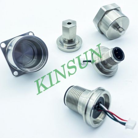 精密車削加工件 - Kinsun 提供質量優良精度高的客製金屬車削件，其最小直徑可達0.1mm。