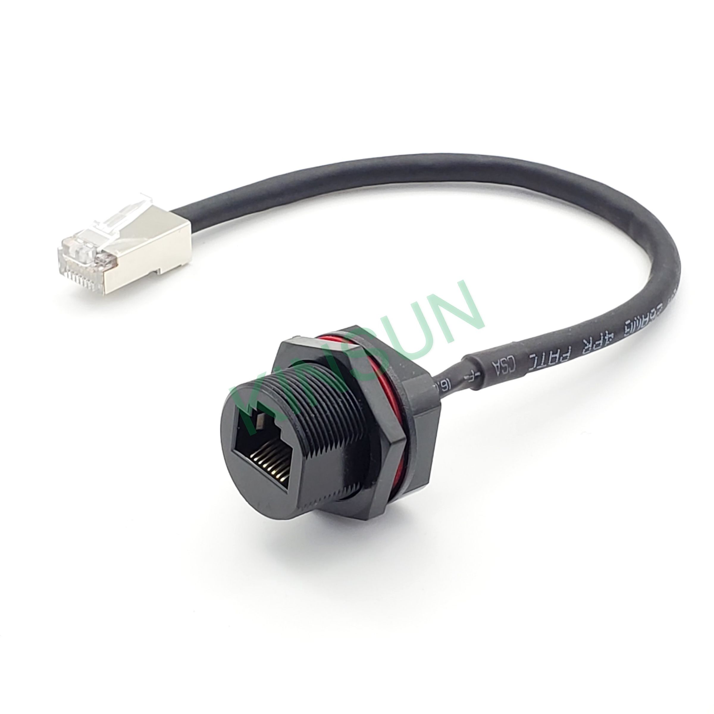Waterproof RJ45 Jack with RJ45 Plug Cable - Waterproof RJ45 Ethernet ...