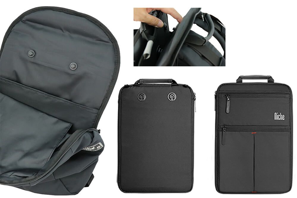 Backpack built with Magnetic Buckles