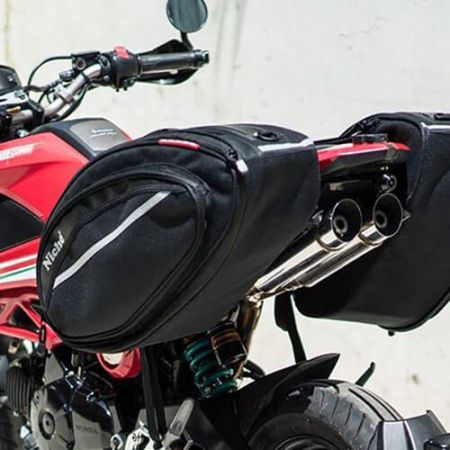 Motorcykel i rund form Sidetasker