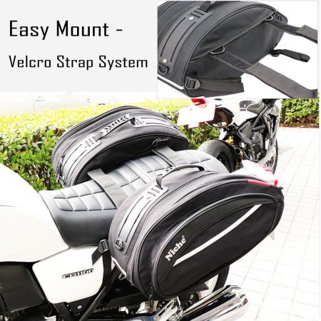 Saddle Bags & Tank Bags Built with Quick Mount and On-the-go Design