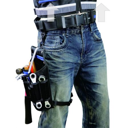 La bolsa de cinturón de chaleco de transporte de herramientas tiene la mejor distribución de peso en el cuerpo