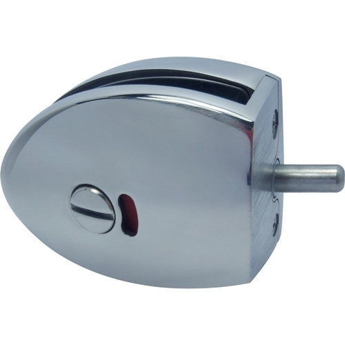 Glass Patch Lock - Egg series Bolt Latch with Indicator Switch