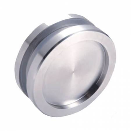 Round flush pull handle for sliding door - Recessed sliding door handle with round shape