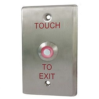 Touch type exit switch with wide faceplate - Exit Switch with wide faceplate