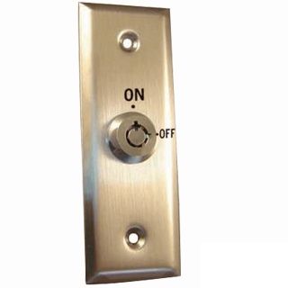Interruptor de chave com painel frontal narraw - Interruptor de saída com placa frontal estreita