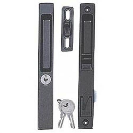Flush sliding door handle - Flush sliding patio door handle set, with key lock.