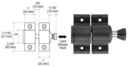 Dimension of magnetic latch