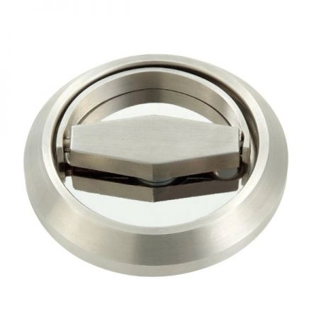 Round Pull trim for ED-800, ED-801, ED-850, ED-851 sereies exit device - Stainless steel pull out trim