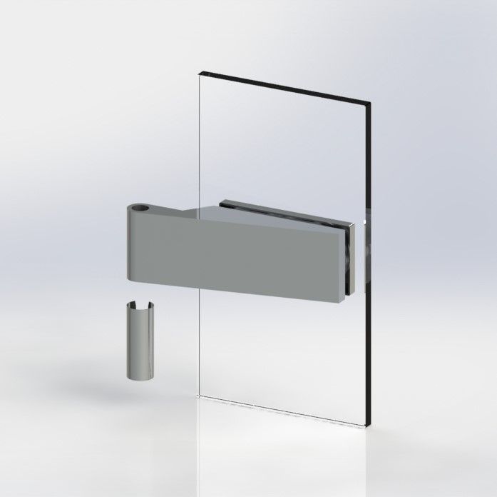 Frameless glass door hinge Frameless glass door hinge similar to Dorma 10.021 CE & SGS