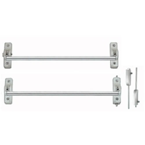 Crossbar Exit Devices with surface mounted vertical rod Door Closer & Hardware D&D