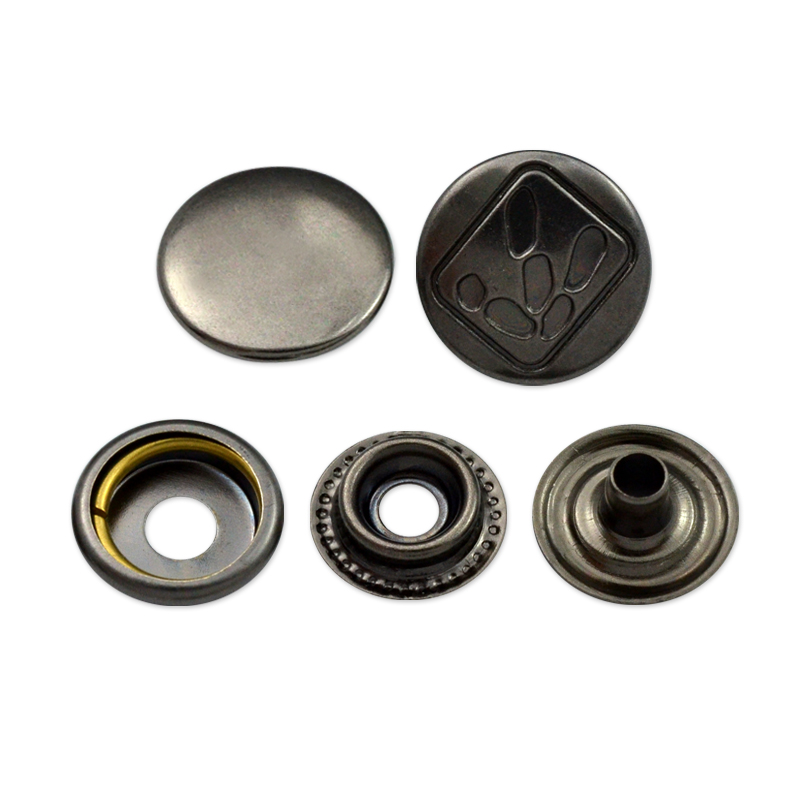 15mm Press Snap Fastener Functional Metal Buttons Manufacturer Four
