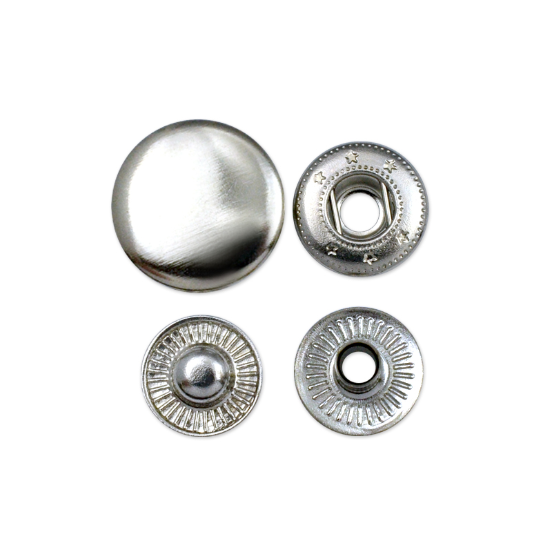 17mm Spring Snap Fastener Functional Metal Buttons Manufacturer