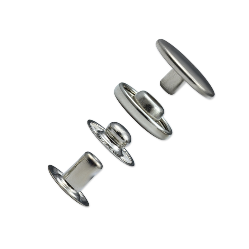 15mm Spring Snap Fastener Functional Metal Buttons Manufacturer