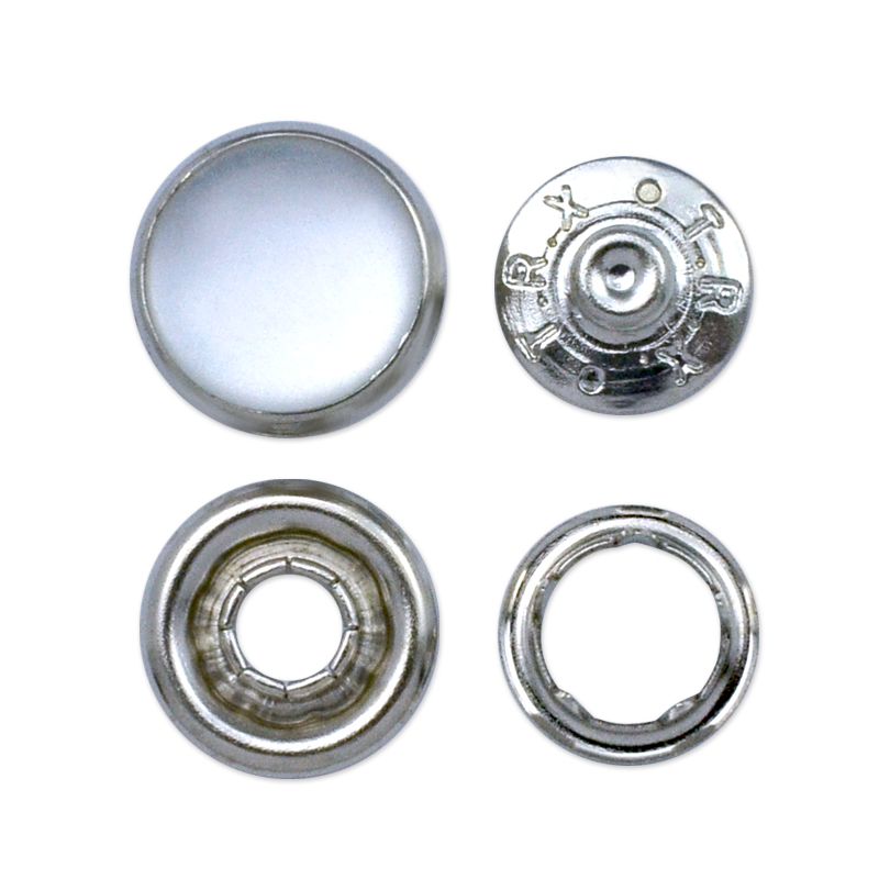 10mm Pearl Snap Fastener Functional Metal Buttons Manufacturer Four