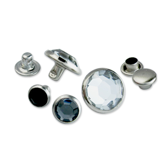 Rivetto Per Pelletteria Western 10 Borchie In Metallo Stile - 3