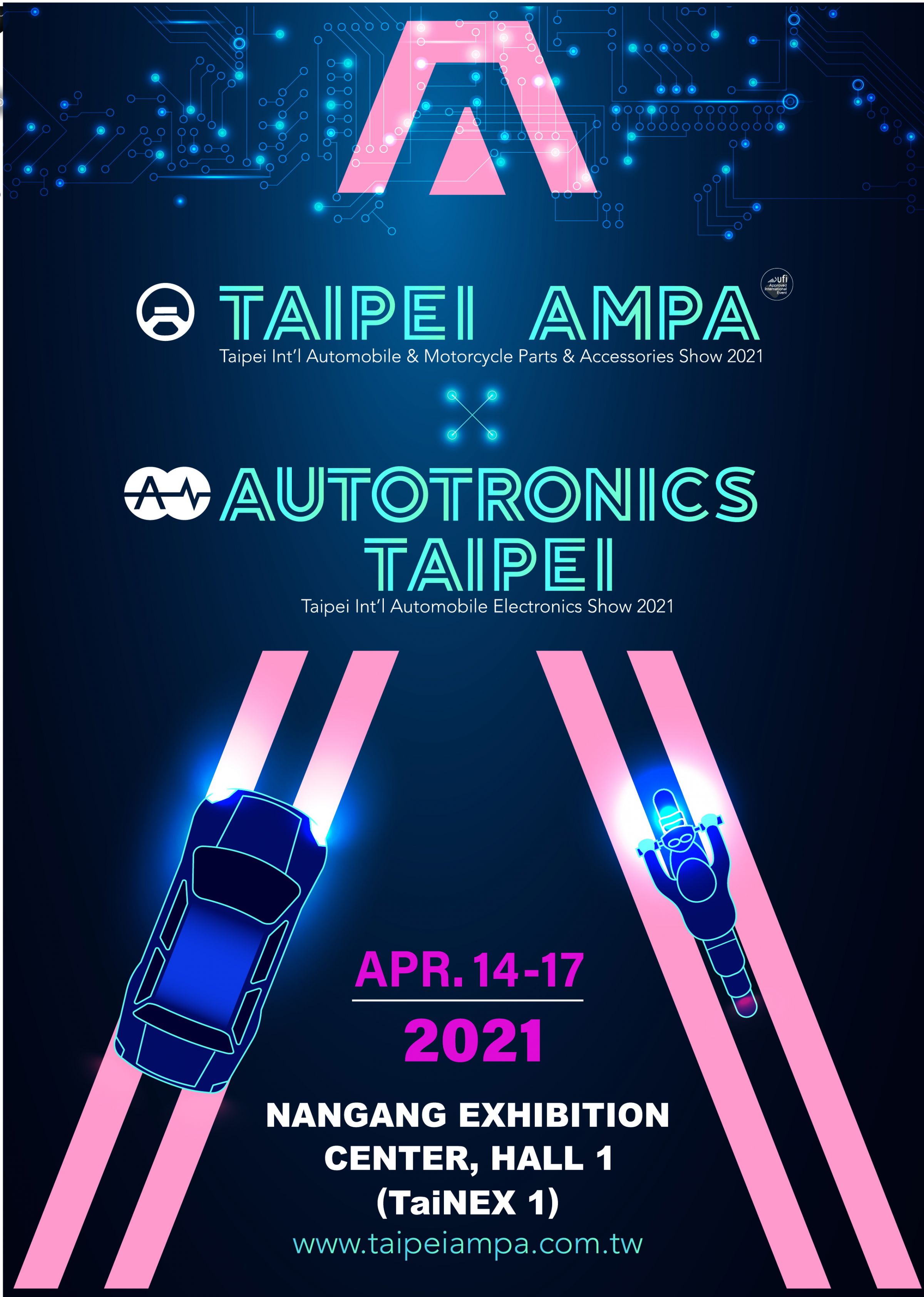 <a href=//www.taipeiampa.com.tw/en/index.html> 2021 Taipei AMPA / Autotronics Taipei </a>