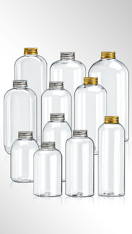 PET 32mm Series Bottles - PET 32mm Round Series Bottles