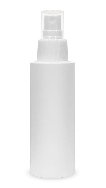 Serie de desinfectantes para manos PET (HDPE-DE-100) - Botella tipo cilindro de pulverizador de niebla de HDPE de 100 ml