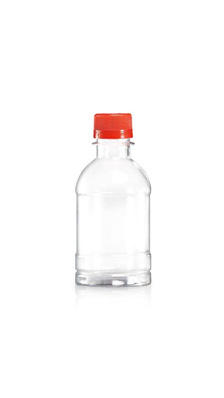 Sticle din seria PET de 28 mm (W250N) - Sticlă PET cu apă pură de 250 ml cu certificare FSSC, HACCP, ISO22000, IMS, BV