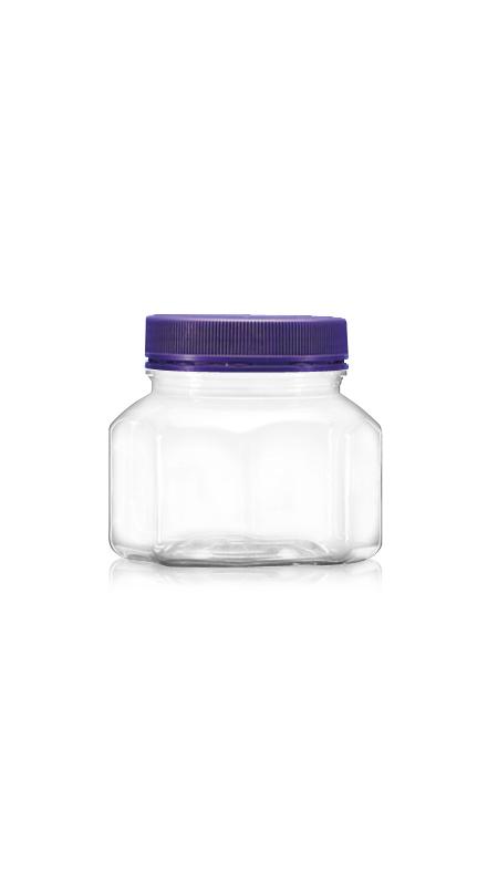 PET 63mm Series Wide Mouth Jar (A258) - 275 ml PET Octagonal Jar with Certification FSSC, HACCP, ISO22000, IMS, BV
