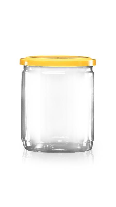 PET Aluminum / Plastic Easy Open Can (307-460) - 460 ml EOE PET Jar with Aluminum Lid & Certification FSSC, HACCP, ISO22000, IMS, BV