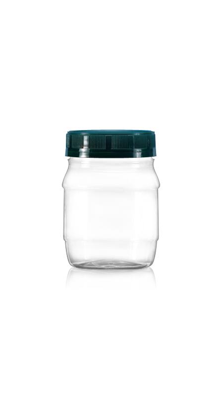 PET 63mm Series Wide Mouth Jar (A250) - 300 ml PET Round Jar with Certification FSSC, HACCP, ISO22000, IMS, BV