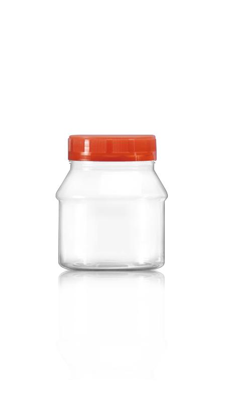 PET 63mm Series Wide Mouth Jar (A310N) - 300 ml PET Round Jar with Certification FSSC, HACCP, ISO22000, IMS, BV