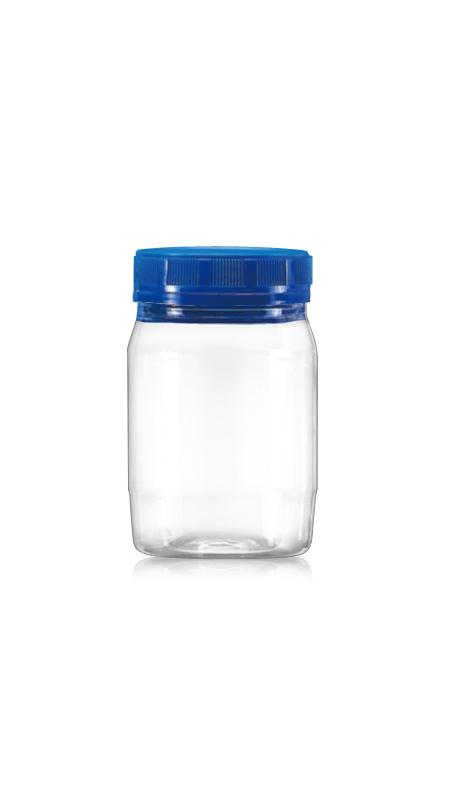 PET 63mm Series Wide Mouth Jar (B300) - 300 ml PET Round Jar with Certification FSSC, HACCP, ISO22000, IMS, BV