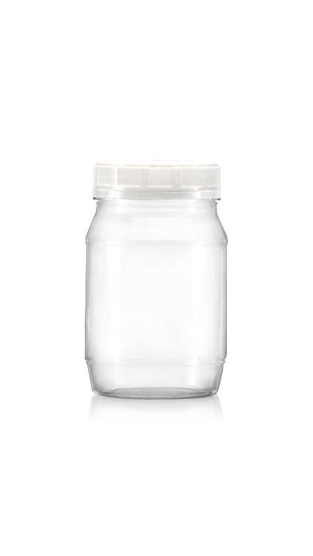 PET 63mm Series Wide Mouth Jar (B350) - 350 ml PET Round Jar with Certification FSSC, HACCP, ISO22000, IMS, BV
