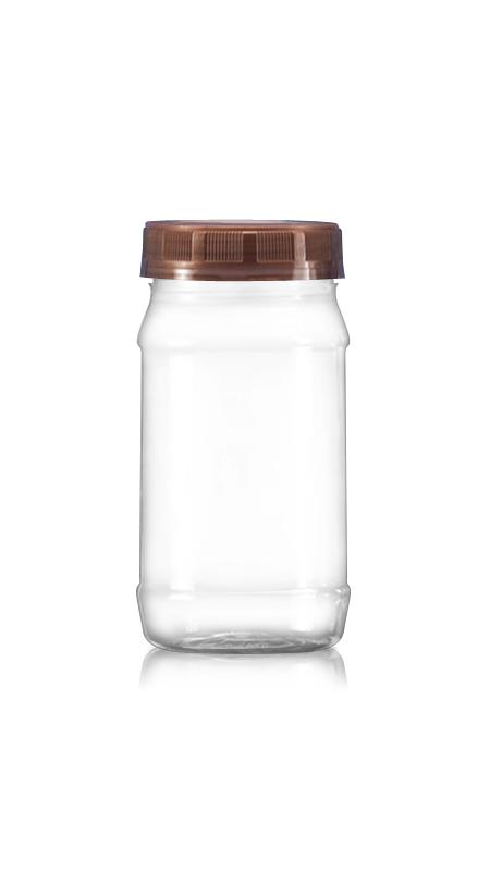 PET 63mm Series Wide Mouth Jar (B400) - 400 ml PET Round Jar with Certification FSSC, HACCP, ISO22000, IMS, BV