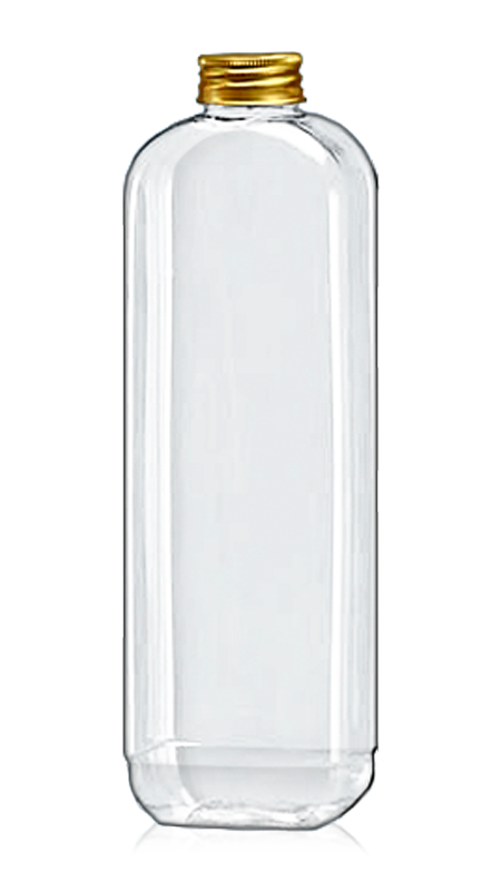 PET 32mm Round Series Bottles (32-77-700) - Botella PET rectangular de 638 ml para envasado de té fresco con Certificación FSSC, HACCP, ISO22000, IMS, BV