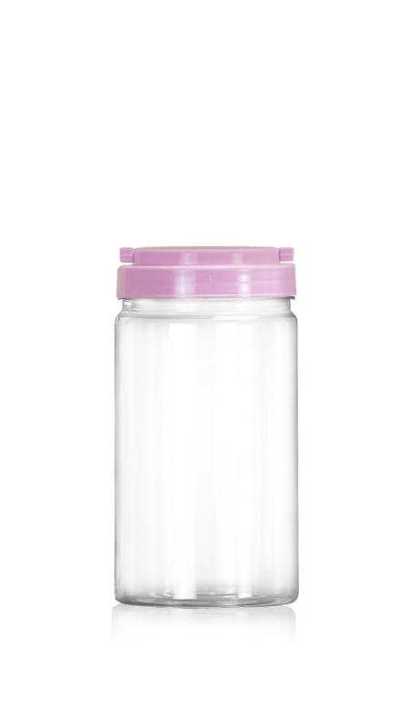 PET 89mm Series Wide Mouth Jar (D1059) - 1050 ml PET Round Jar with Certification FSSC, HACCP, ISO22000, IMS, BV