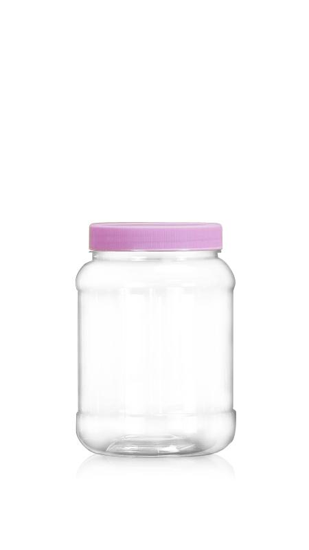 PET 89mm Series Wide Mouth Jar (D1100) - 1150 ml PET Round Jar with Certification FSSC, HACCP, ISO22000, IMS, BV