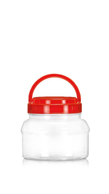 PET 89mm Series Wide Mouth Jar (D650) - 650 ml PET Round Jar with Certification FSSC, HACCP, ISO22000, IMS, BV
