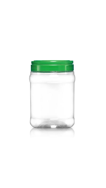 PET 120mm Series Wide Mouth Jar (J2000) - 1900 ml PET Round Jar with Certification FSSC, HACCP, ISO22000, IMS, BV
