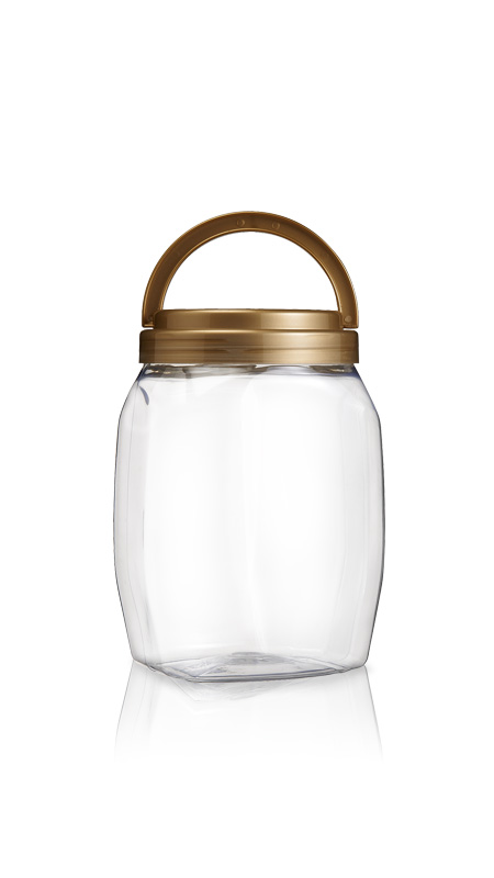 PET 120mm Series Wide Mouth Jar (J2301) - 2500 ml PET Round Jar with Certification FSSC, HACCP, ISO22000, IMS, BV