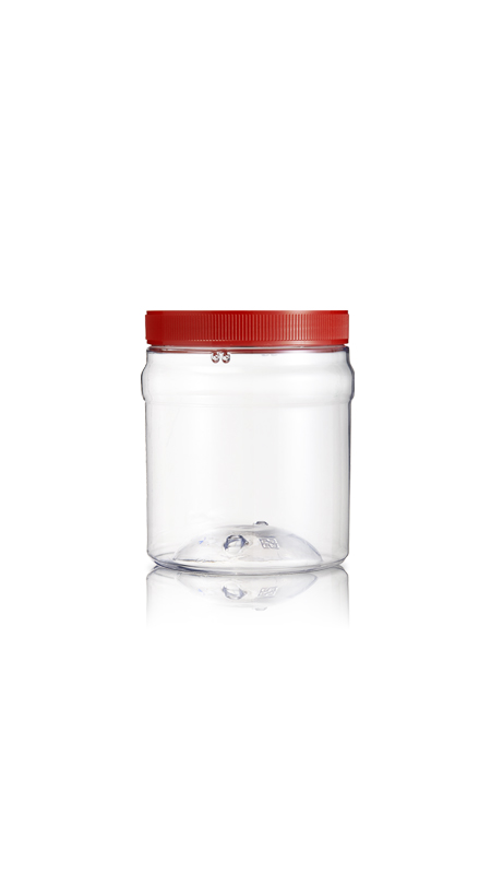 PET 120mm Series Wide Mouth Jar (J630) - 1400 ml PET Round Jar with Certification FSSC, HACCP, ISO22000, IMS, BV