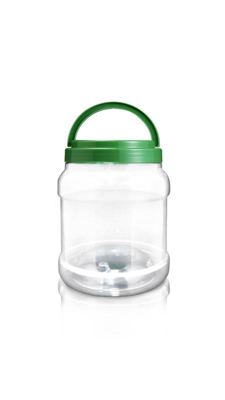 PET 120mm Series Wide Mouth Jar (J800) - 2000 ml PET Round Jar with Certification FSSC, HACCP, ISO22000, IMS, BV