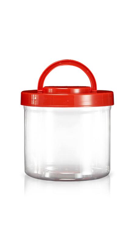 PET 180mm Series Wide Mouth Jar (M3500) - 3500 ml Round Jar with Certification FSSC, HACCP, ISO22000, IMS, BV
