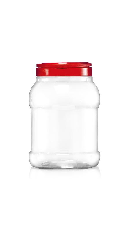 PET 120mm Series Wide Mouth Jar (J1501) - 3250 ml PET Round Jar with Certification FSSC, HACCP, ISO22000, IMS, BV