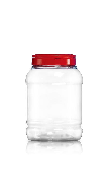 PET 120mm Series Wide Mouth Jar (J1800) - 3500 ml PET Round Jar with Certification FSSC, HACCP, ISO22000, IMS, BV