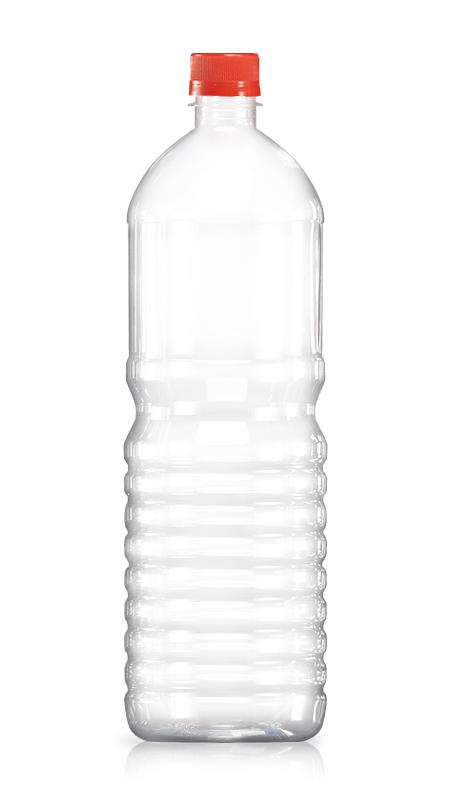 PET 28mm Series Bottles (W1500) - 1500 ml PET Round Water Bottle with Certification FSSC, HACCP, ISO22000, IMS, BV
